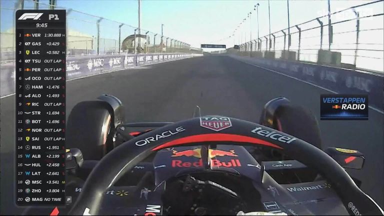 Max Verstappen stated that he can feel 