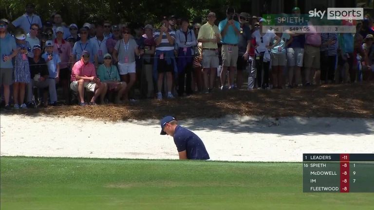 Jordan Spieth shipped Sunday on the RBC Heritage leaderboard, posting the Eagles on both pairs early in his latest run.
