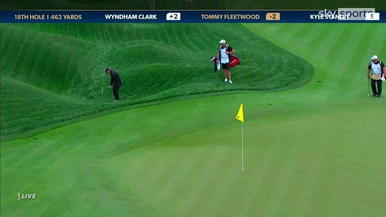Tommy Fleetwood moved on to a share of the Top Players Championships after taking an unlikely chip from Raw to 18th place.