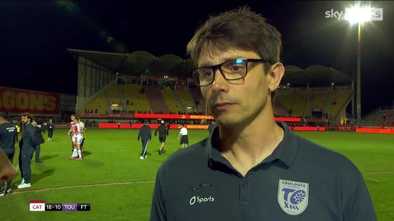 Toulouse coach Sylvain Hollis was disappointed with his team's 18-10 defeat to the Catalan Dragons.