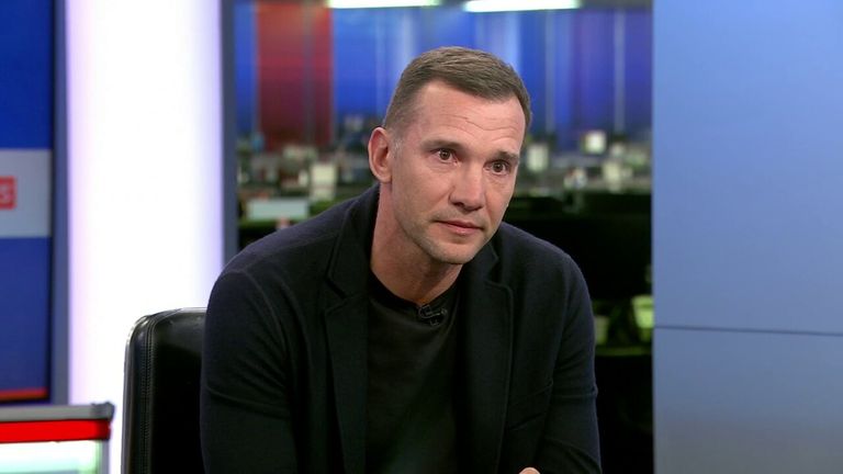 Andrei Shevchenko says his mother and sister stayed in Kyiv as the Ukrainian people continue to fight for 