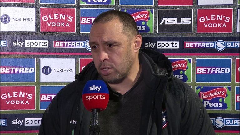 Willie Buching was disappointed in Wakefield's first-half performance against Leeds Rhinos and felt their discipline let them down. 