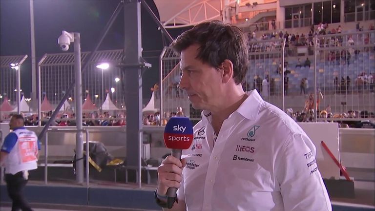 Mercedes coach Toto Wolff was delighted with the drivers' finish in third and fourth after admitting that the team lags far behind its rivals.