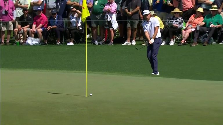 Players Championship winner Cameron Smith got his first inning back on track in the Masters Championships with a shot on the fifth hole.