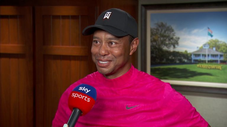 Tiger Woods says there's still a long way to go after giving an opening round of one-unders on his first competitive start in more than 500 days.