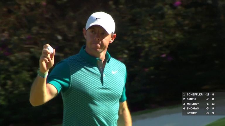 Eagles Rory McIlroy is in thirteenth to reach seven underground on his final run and put pressure on the leaders!