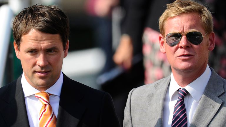 Michael Owen (left) with Tom Dascombe