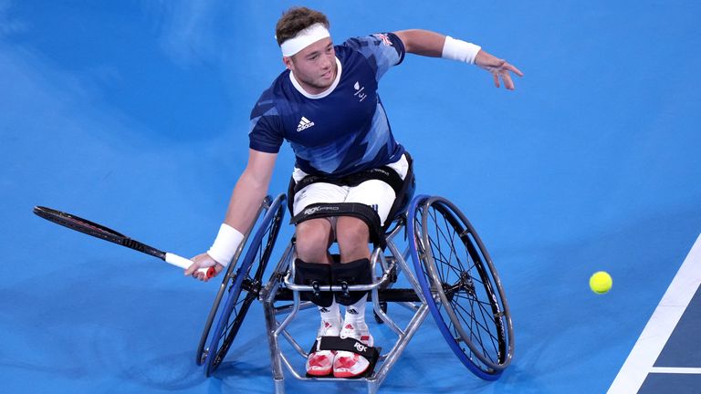 Hewitt suffers from Perthes disease, which affects the movement of the hip