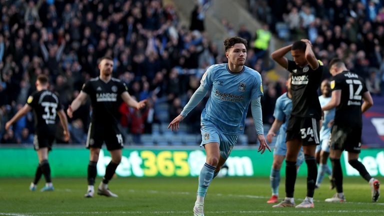Hey Hare scored two goals and set up another in Coventry 4-1 against Sheffield United