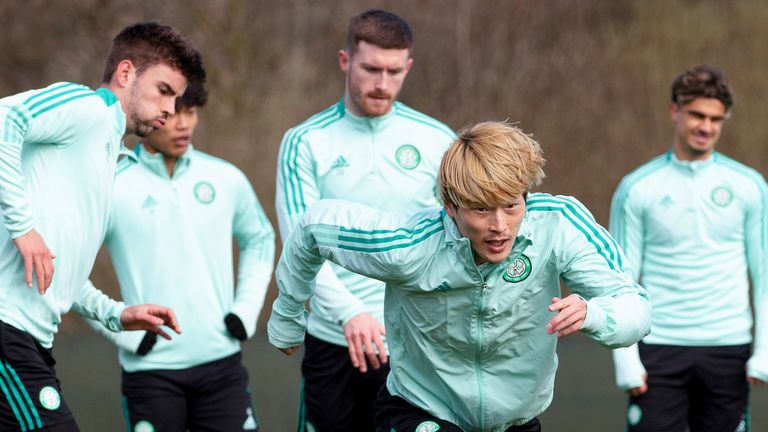 Kyogo Furuhashi hasn't appeared since beating St Johnstone on Boxing Day