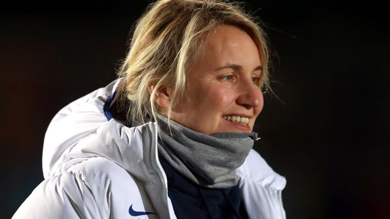 File photo on February 12, 2020 Chelsea manager Emma Hayes.