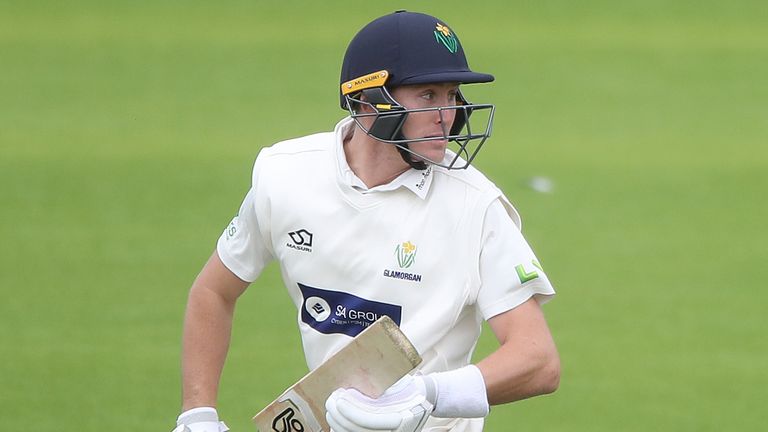 Marnus Labuschagne celebrated his return to Glamorgan with fifty unbeaten to help them win over Nottinghamshire