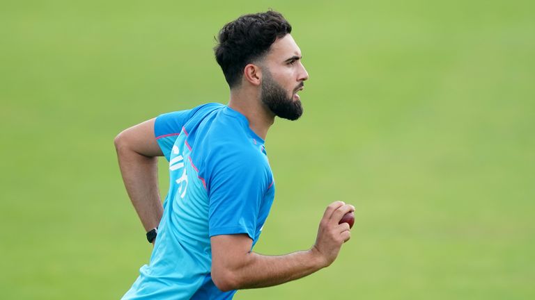 Saqib Mahmoud was the 12th man in Antigua