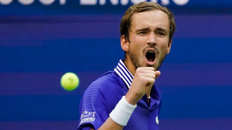 Medvedev reached his fourth major final at the Australian Open this year, losing to Rafael Nadal
