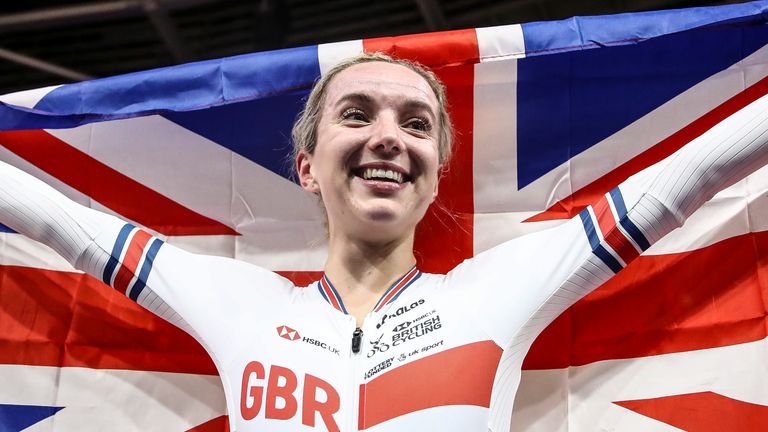 Her Great Britain track bike Eleanor Parker recently became a mother and helped inspire Nichols