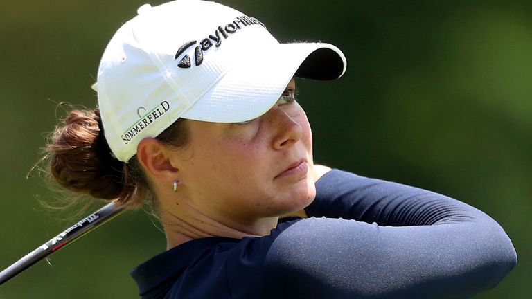 Esther Hensilet was awarded a nine-under-63 card on Thursday