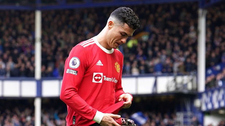 Cristiano Ronaldo was unknown at Everton