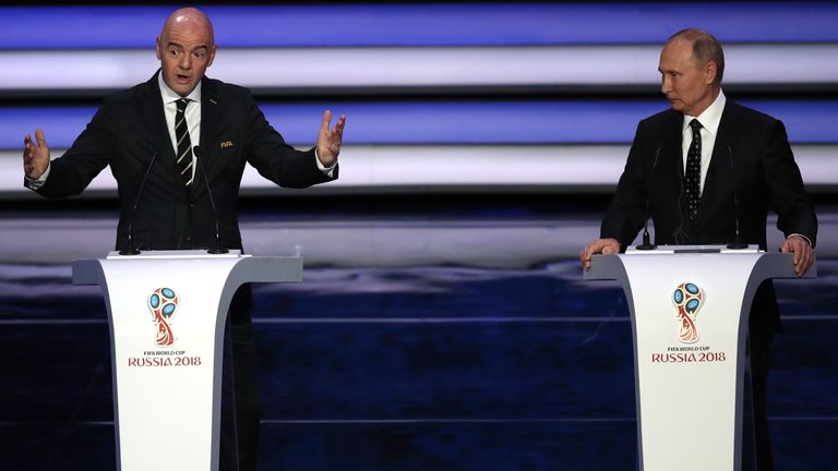 FIFA is in advanced talks over the suspension of the Russian national team.