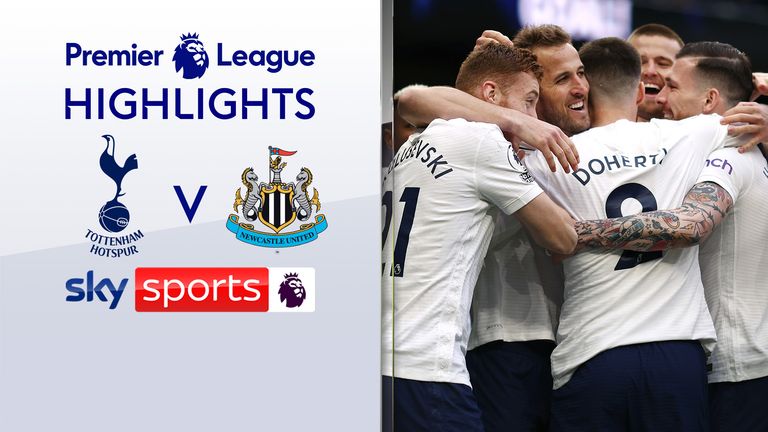 Highlights of Tottenham's victory over Newcastle in the English Premier League.