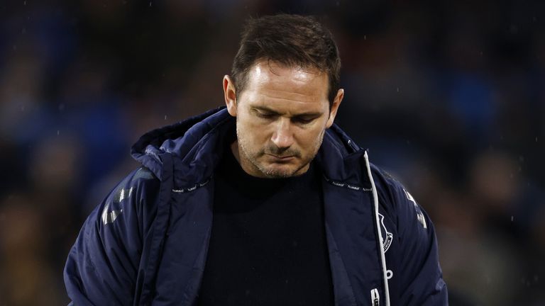 Lampard looks frustrated after defeat to Burnley