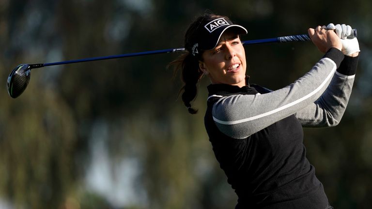 Georgia Hall of England participates in the LPGA Chevron Championship