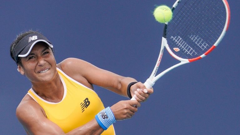 Heather Watson has her best ranking win in over two years
