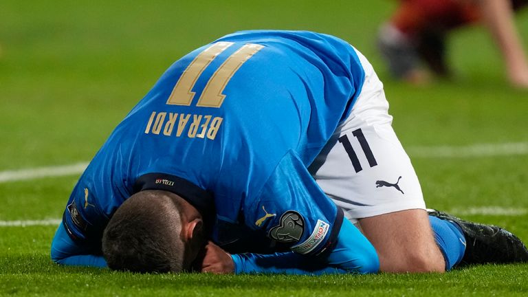 Italy will not participate in the World Cup finals for the second time in a row