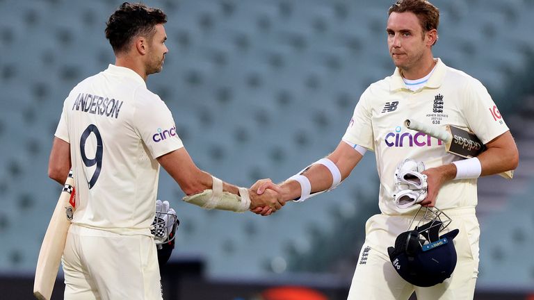 Stuart Broad, Anderson's longtime inaugural bowling partner, was also dropped