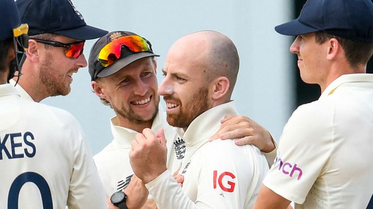 Jack Leach threw an amazing 94.5 across the entire Test match, finishing with 6-154شخصيات characters