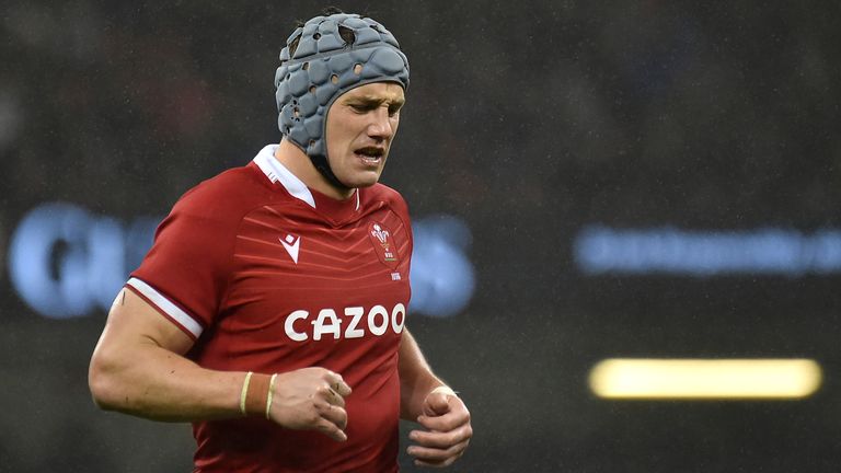 Jonathan Davies hit Wales' best chance to score in the match
