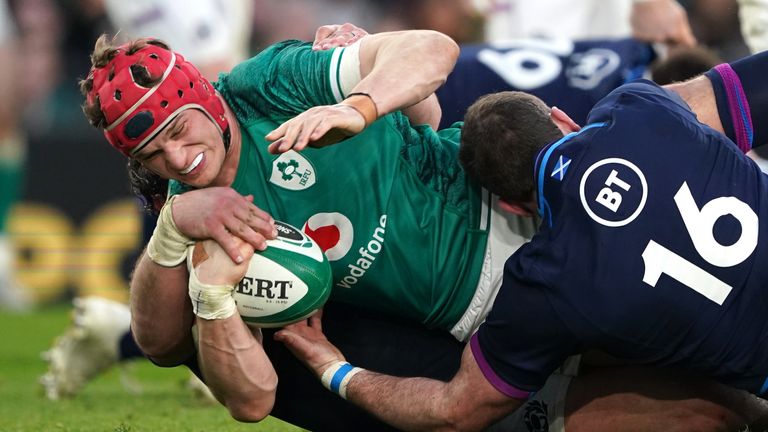 Josh van der Vlaer flew to third for Ireland, which came after a period of continued dominance  