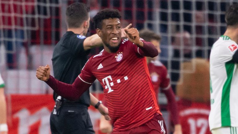 Kingsley Coman scored the goal for Bayern Munich
