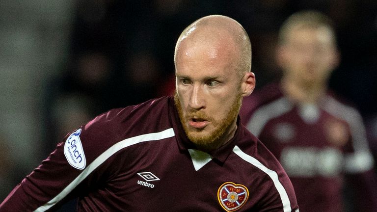 Mars, Hearts striker, Liam Boyce, scored the ninth goal of the season