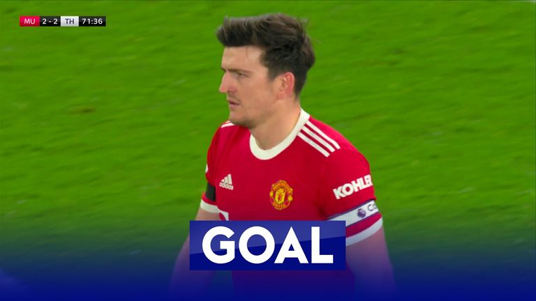 Harry Maguire scores an own goal as Tottenham draw against Man United