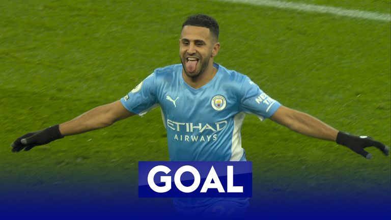 Manchester City 3-1 Manchester United - Mahrez goal