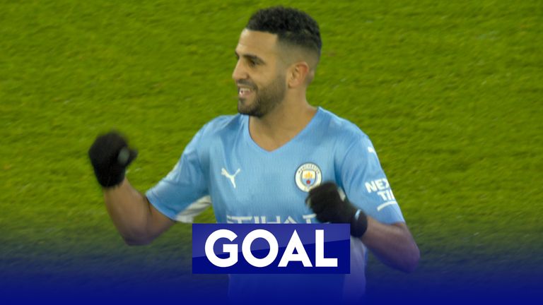 Manchester City 4-1 Manchester United - Mahrez the second goal