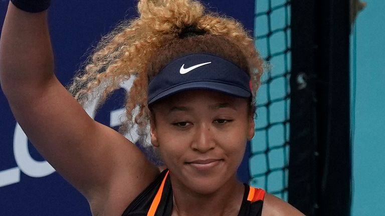Miami is only the second event for Osaka since its third round exit at the Australian Open
