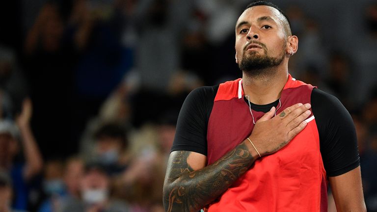 Nick Kyrgios is competing for the first time since the Australian Open as he won the men's doubles title alongside his good friend Tanase Kokinakis.