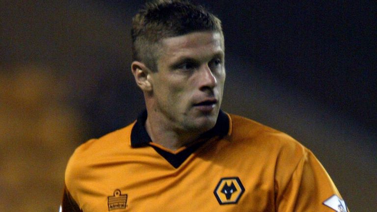 Oleh Luzhnyi in action with Wolverhampton during their pre-season friendly match against Portugal's Boavista, at Molino Stadium, Wolverhampton.