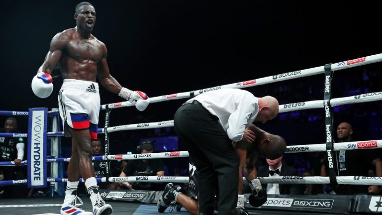Richard Ryakborough defeated Dion Juma in the eighth round