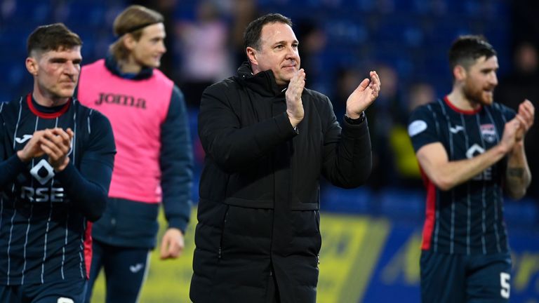 Dingwall, Scotland - FEBRUARY 26: Ross County Manager Malki Mackay, during a game between Ross County and St Johnston at Victoria Park, on February 26, in Dingwall, Scotland.  (Photo by Rob Casey/SNS Group)
