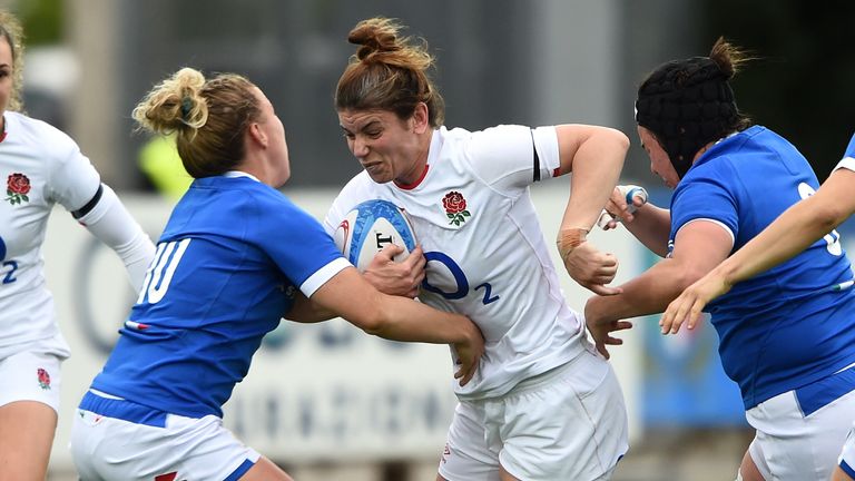 Hunter and England have an impressive record against Italy, with the Azzurri never winning in 14 matches 