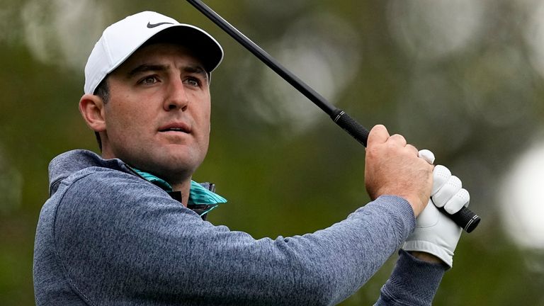 Scotty Scheffler had a roller coaster on day three but managed to hold onto the lead of three critical shots