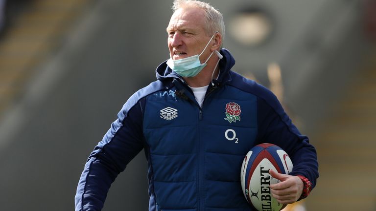England coach Simon Middleton speaks to the media as the Red Roses look to win at Parma 
