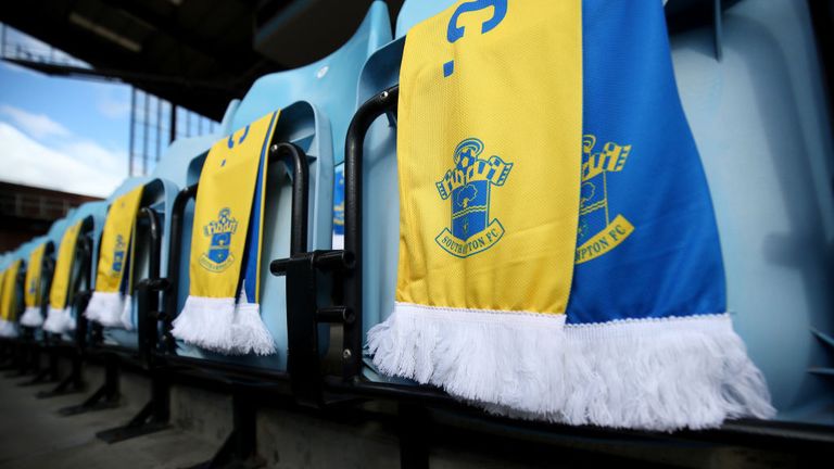 The 3,000 Southampton fans were given free scarves