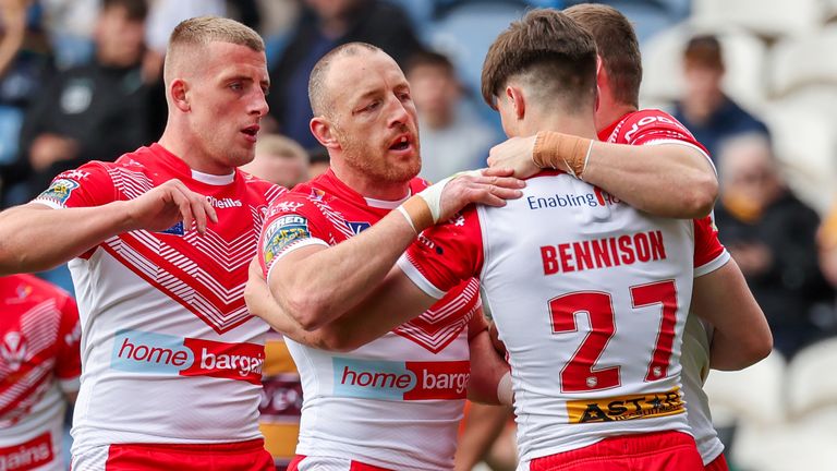 St. Helens celebrates trying to win away at Huddersfield