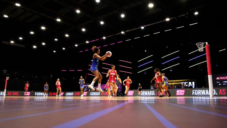 Team Bath Netball in Vitality Netball Superleague (Image Credit - Morgan Harlow)