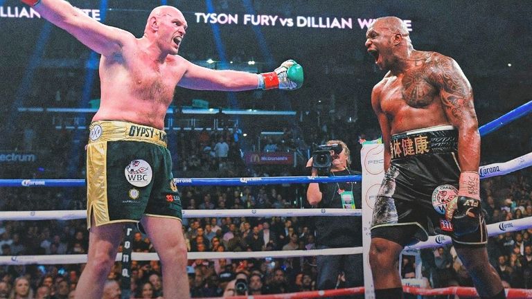 Tyson Fury and Dillian White 