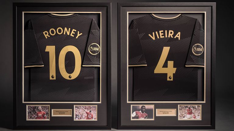 Rooney and Viera Hall of Fame T-shirts
