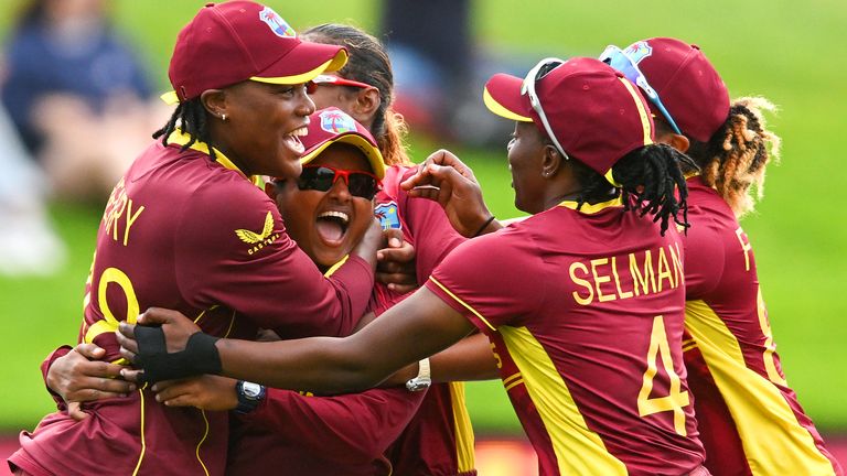 England suffered their second consecutive World Cup defeat after losing to the West Indies by seven games.